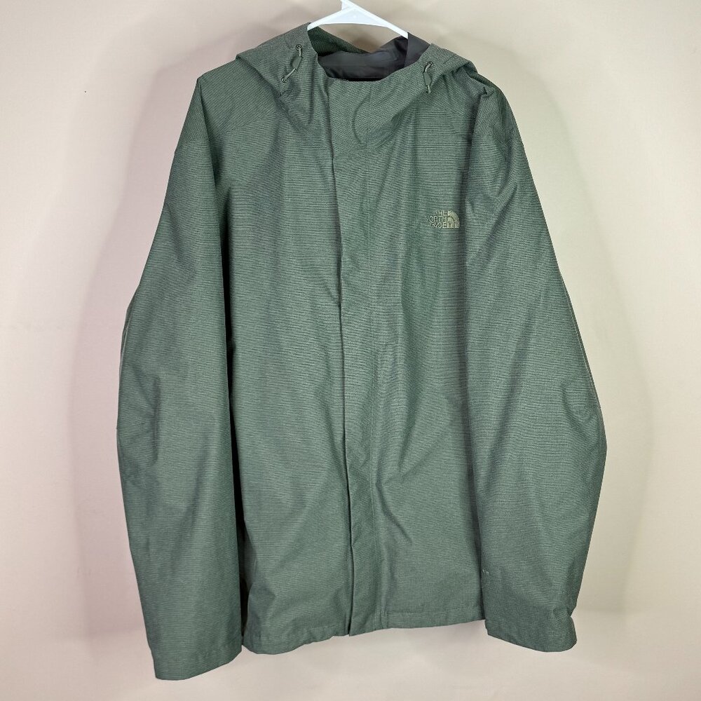 The North Face DryVent Olive Green Rain Jacket 3XL